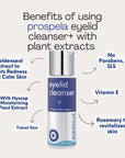 Eyelids and Eyelashes Shampoo Cleanser