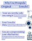 Clean disposable Face Towels