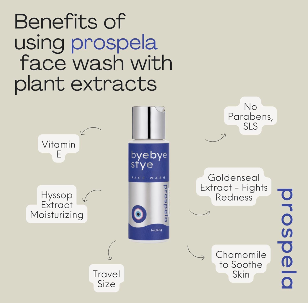 benefits of bye bye stye face cleanser 