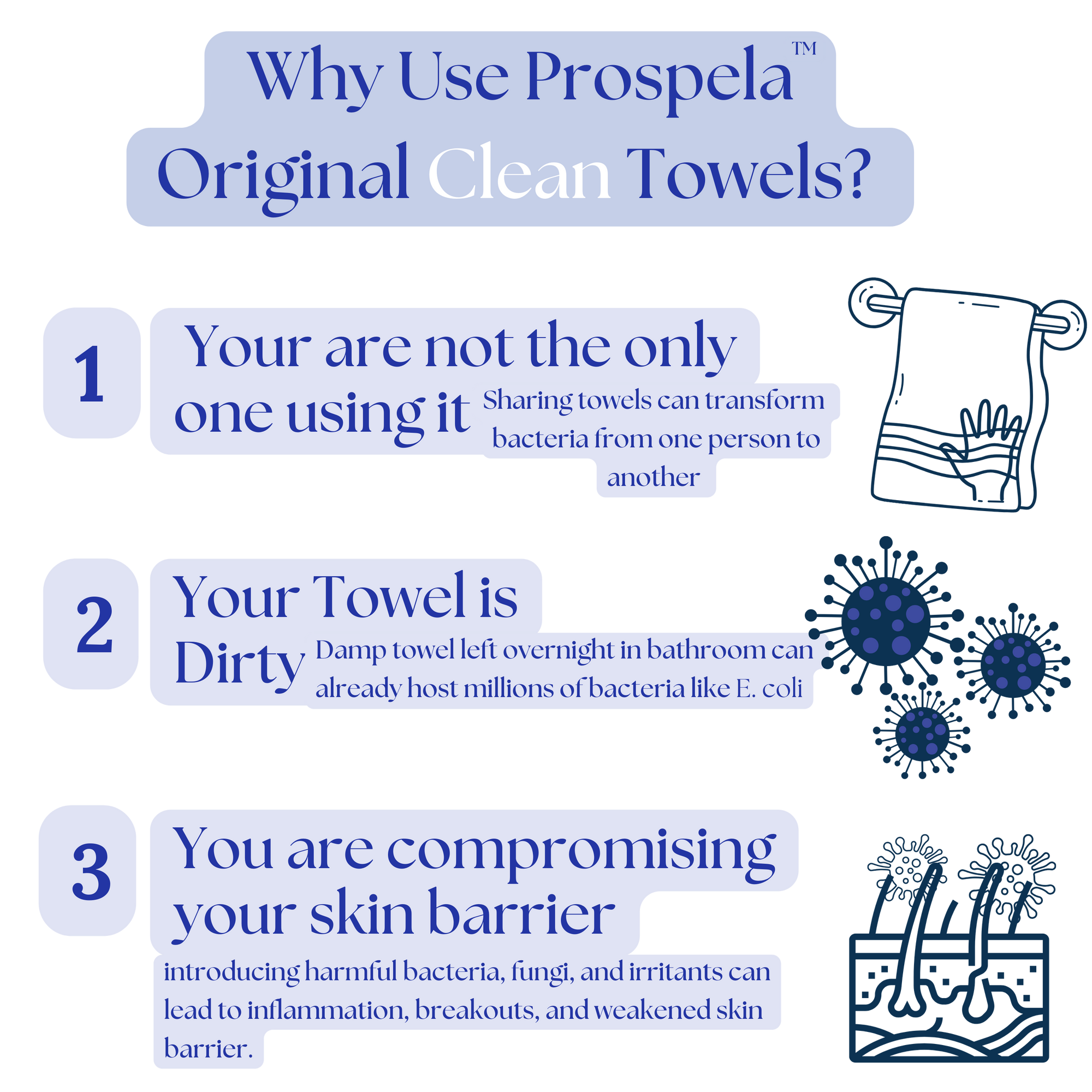 Clean disposable Face Towels